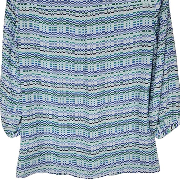 Banana Republic Shirt Blouse Top Career wear Oversized Flowy Art deco style XS - Picture 9 of 11